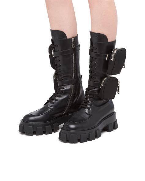 prada polly pocket shoes|prada black leather boots.